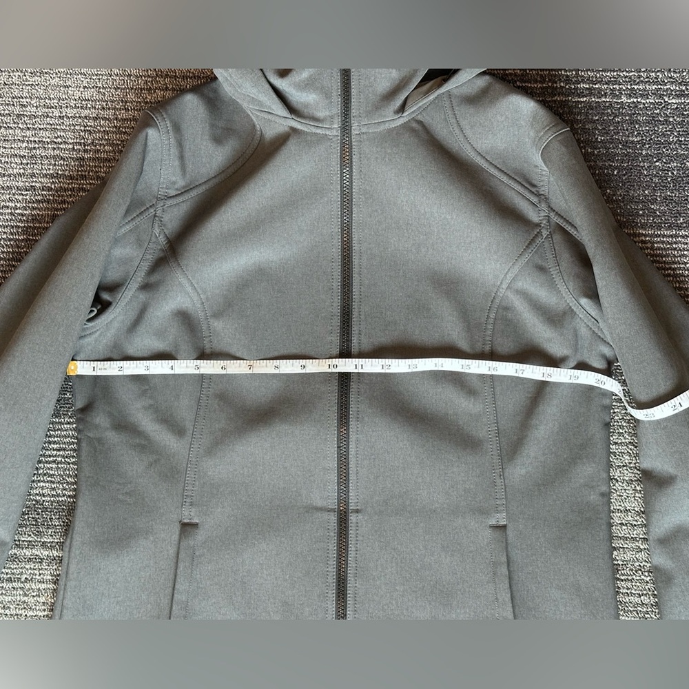Eddie Bauer ‘Windfoil Elite’ Hooded Fleece Lined Gray Trench Coat | SIZE L - Picture 10 of 11